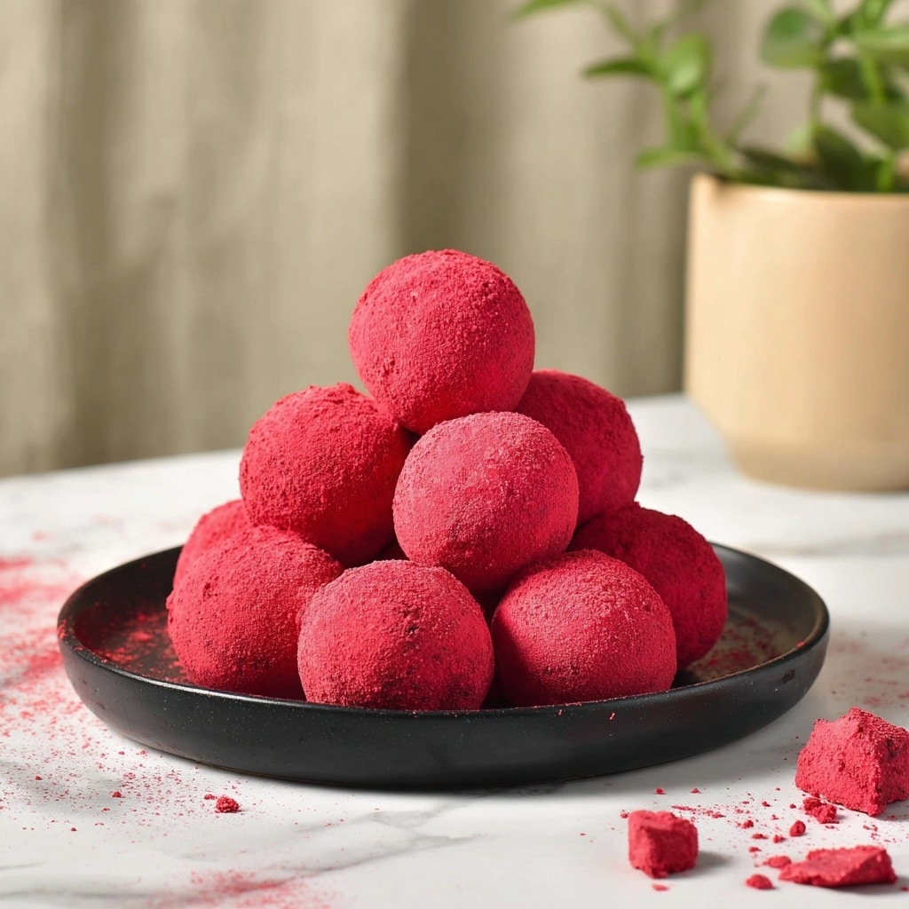 Strawberry Protein Balls Recipe - Recipe Image