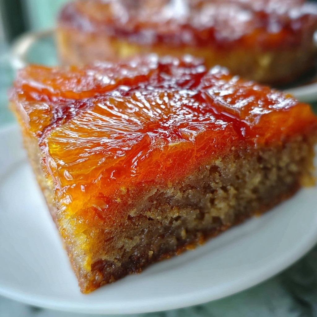 Orange Upside Down Cake Recipe - Recipe Image
