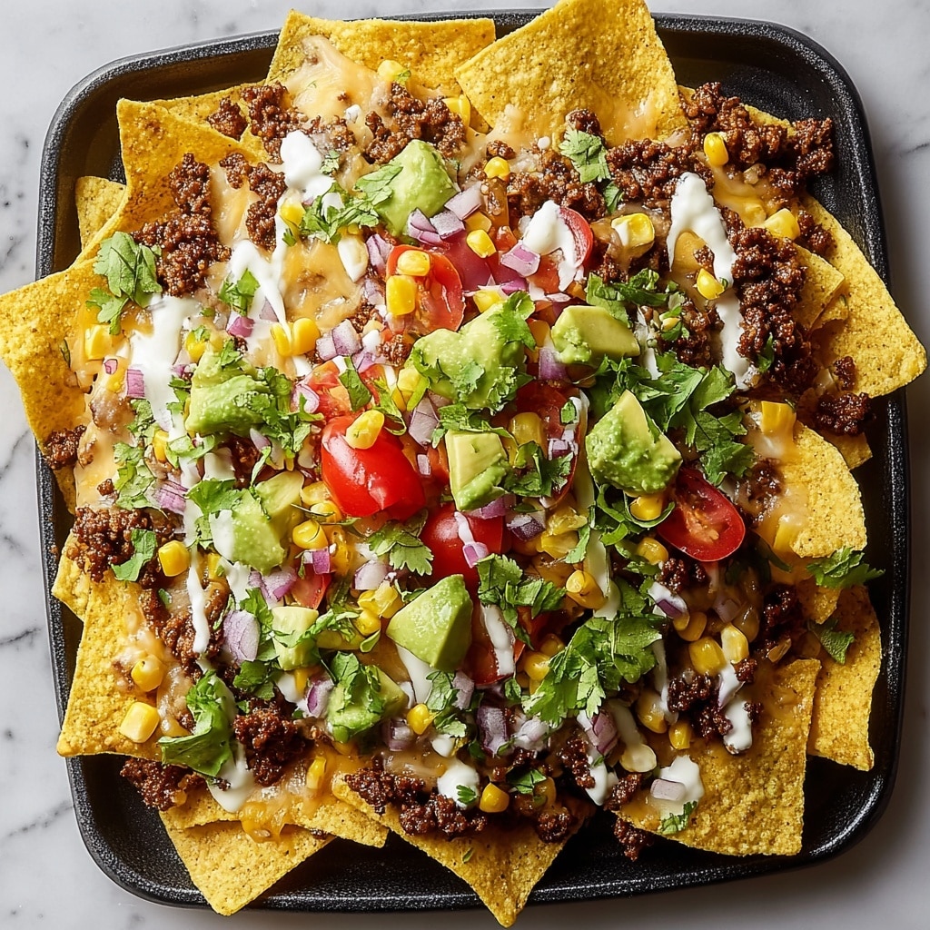 Birria Street Corn Nachos Recipe - Recipe Image