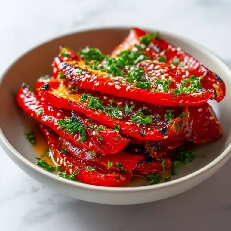 Piedmontese Roasted Peppers with Garlic and Parsley Recipe