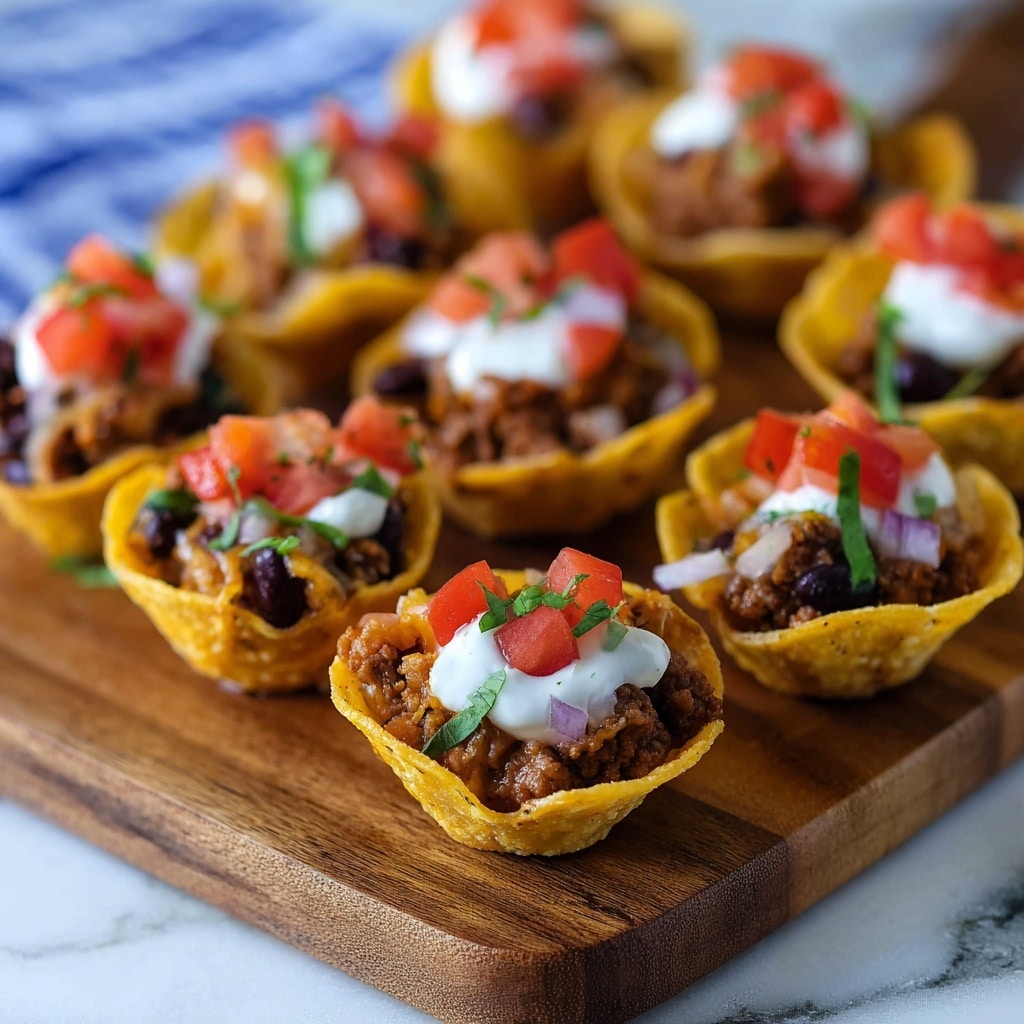 Red, White, and Blue Taco Bites Recipe - Recipe Image