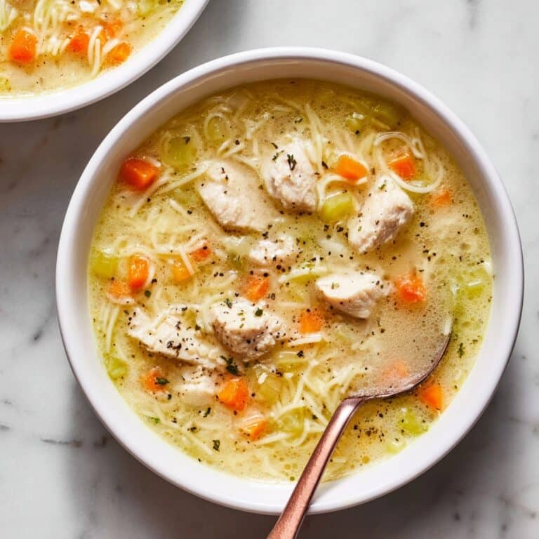 Lemon Chicken Orzo Soup Recipe