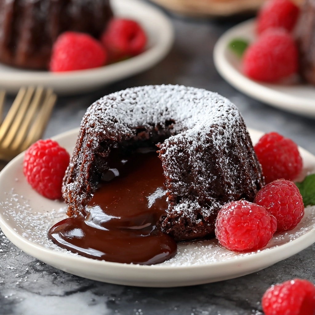 Mini Chocolate Lava Bundt Cakes Recipe - Recipe Image
