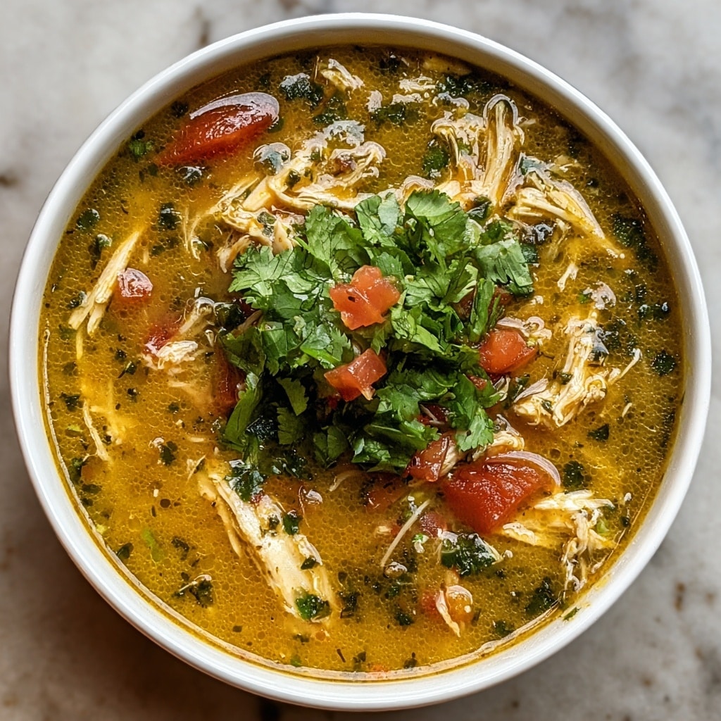 Green Chicken Enchilada Soup Recipe - Recipe Image