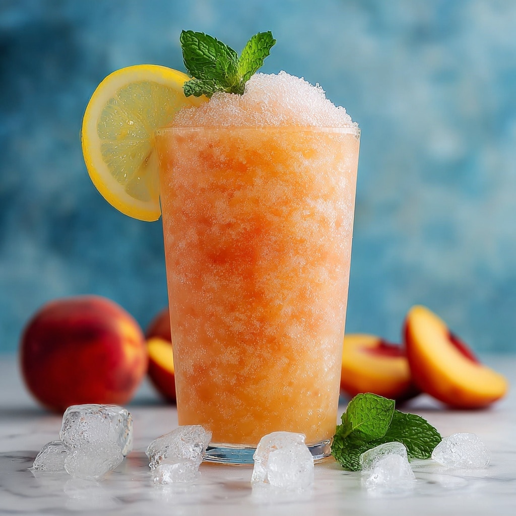 Frozen Peach Lemonade: The Ultimate Summer Cooler Recipe - Recipe Image