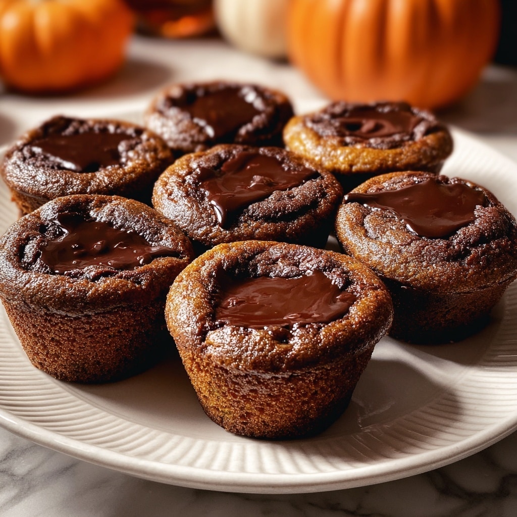Molten Chocolate Pumpkin Muffins Recipe - Recipe Image