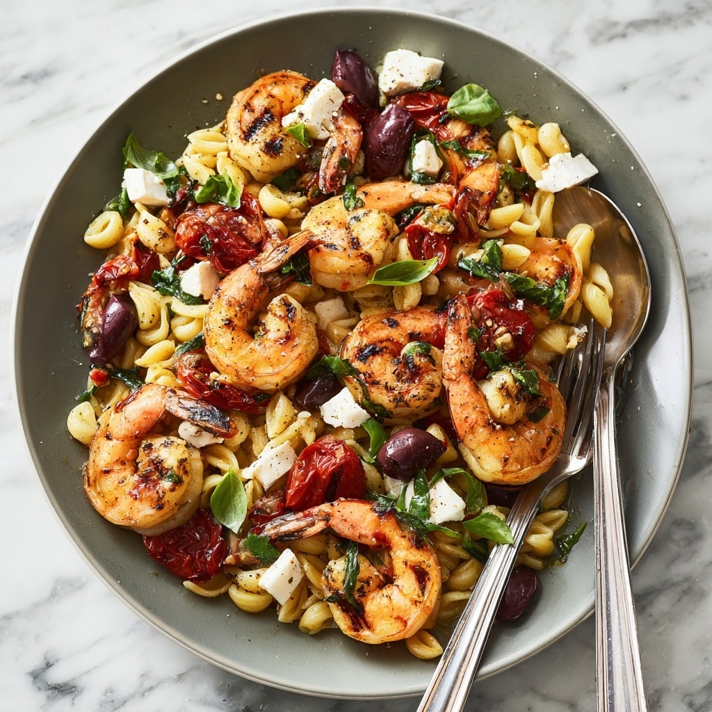 Shrimp Orzo with Feta and Lemon Recipe - Recipe Image