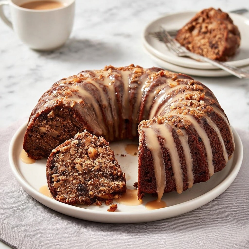 Steamed Carrot and Potato Spiced Pudding with Vanilla Sauce Recipe - Recipe Image