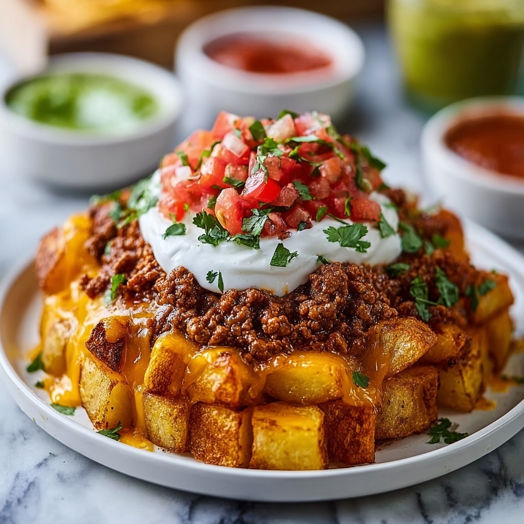 Cheesy Taco Potatoes: Your New Favorite Comfort Food Dish - Recipe Image
