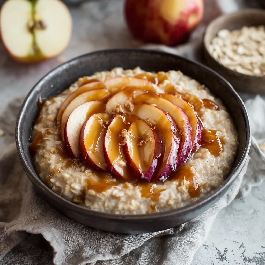 Cozy Caramel Apple Oatmeal for Chilly Fall Mornings - Recipe Image