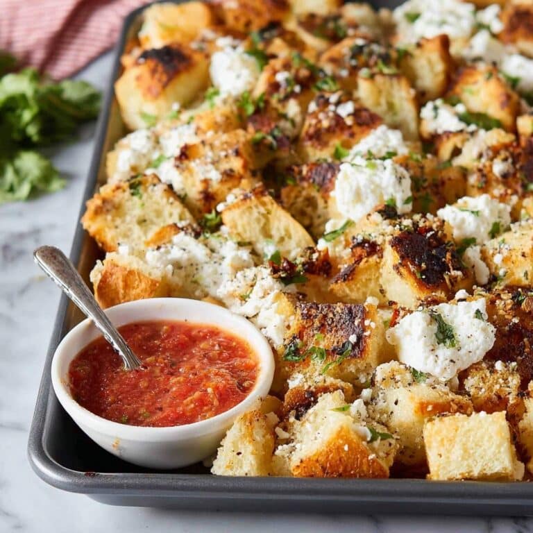 Cheesy Garlic Bread Nachos