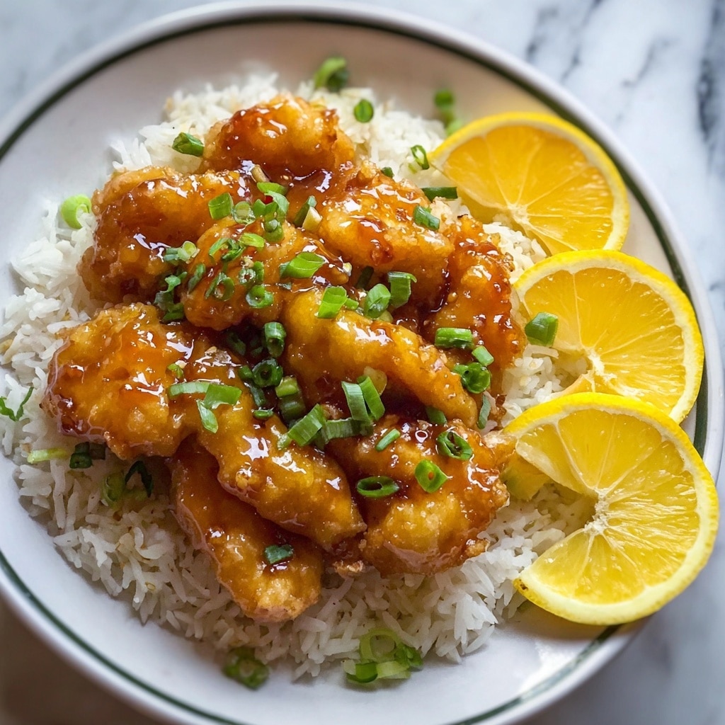 Crispy Chinese Lemon Chicken Recipe - Recipe Image
