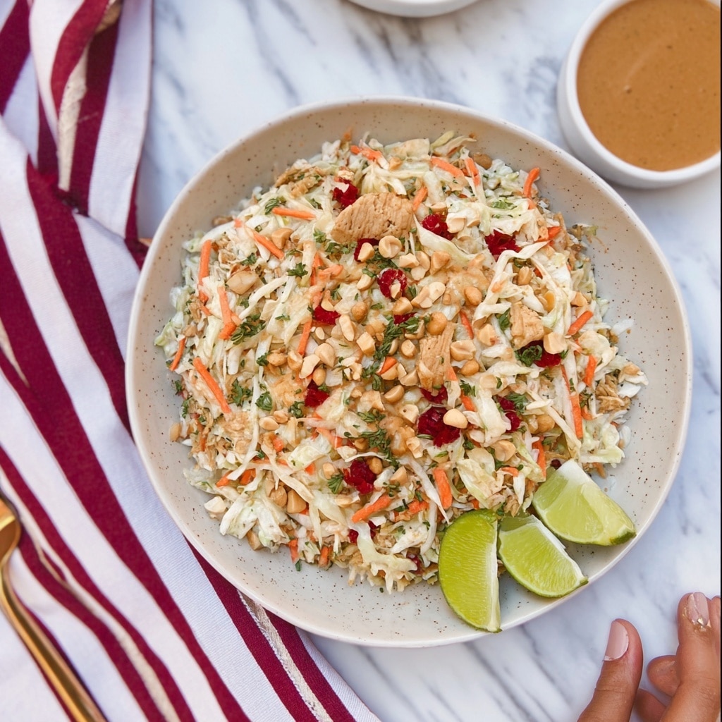Thai Peanut Chicken Salad Recipe - Recipe Image