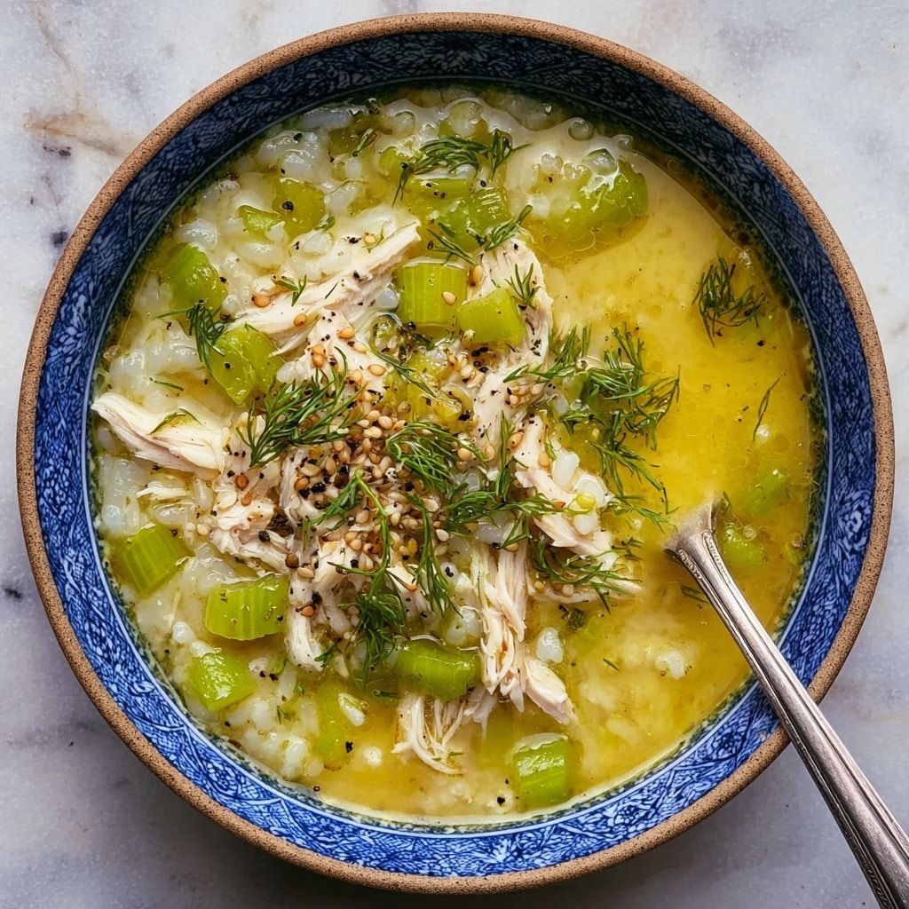 Lemon Chicken Couscous Soup Recipe - Recipe Image