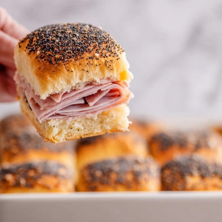 Turkey Sliders with Hawaiian Sweet Rolls and Muenster Cheese Recipe