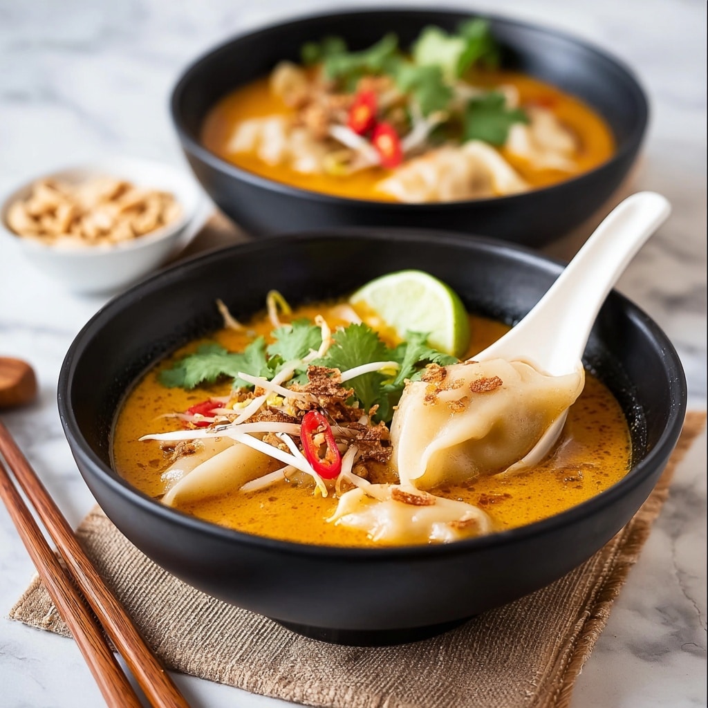 Quick Dumpling Laksa Recipe - Recipe Image