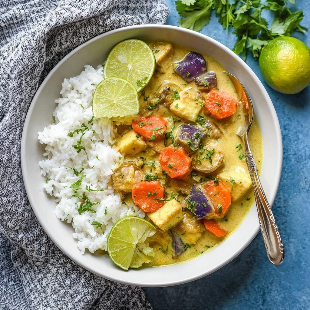 Tofu Green Curry Recipe - Recipe Image