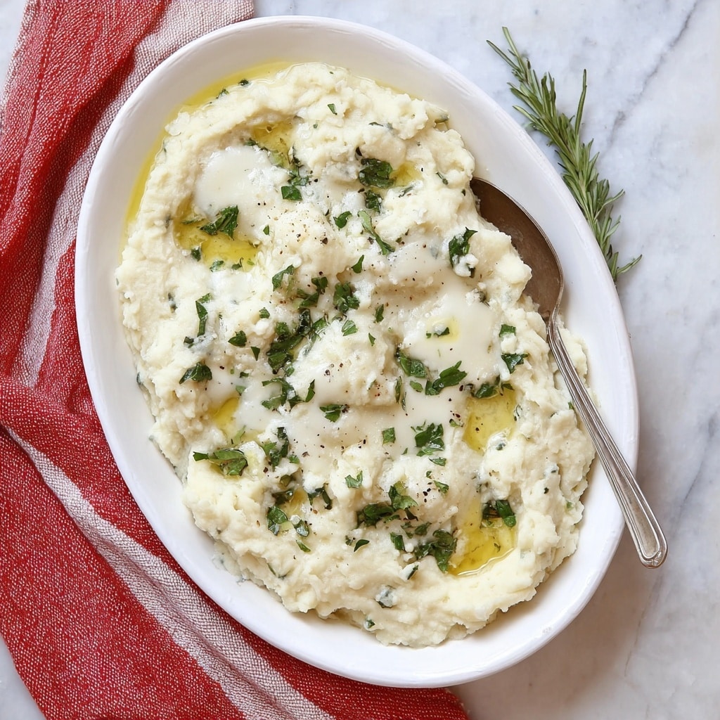 Blue Cheese Mashed Potatoes Recipe - Recipe Image