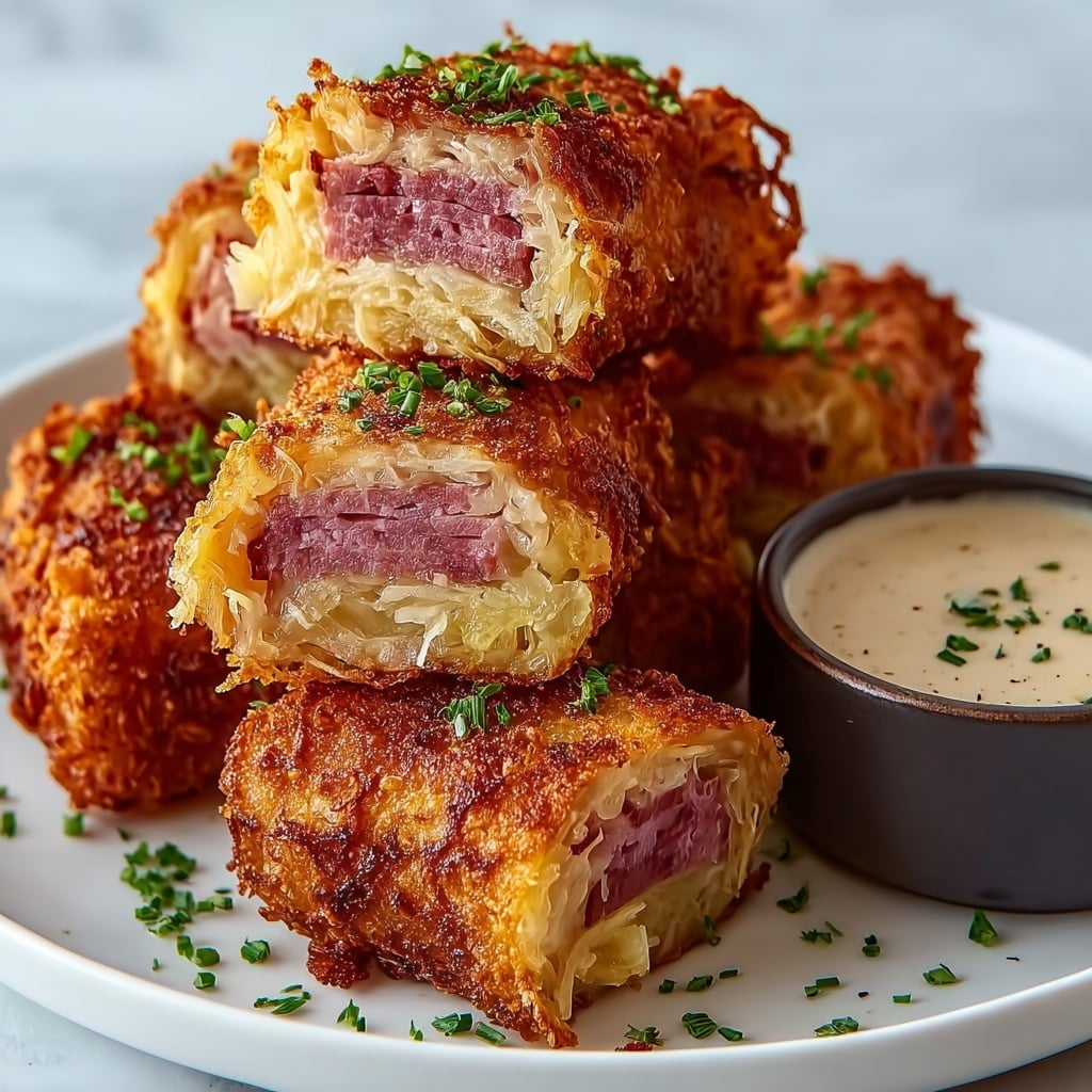 Keto Crispy Reuben Roll-Ups – Gluten-Free, Low-Carb Deli Snack Made Easy Recipe