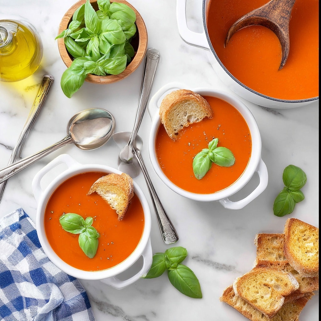Tomato Basil Soup Recipe - Recipe Image