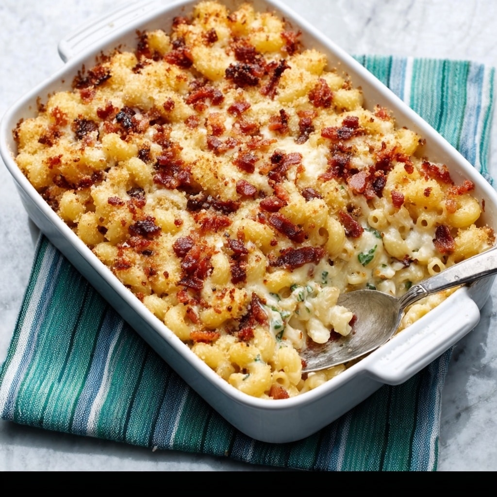Crazy Good Chicken Bacon Pasta Casserole Recipe - Recipe Image
