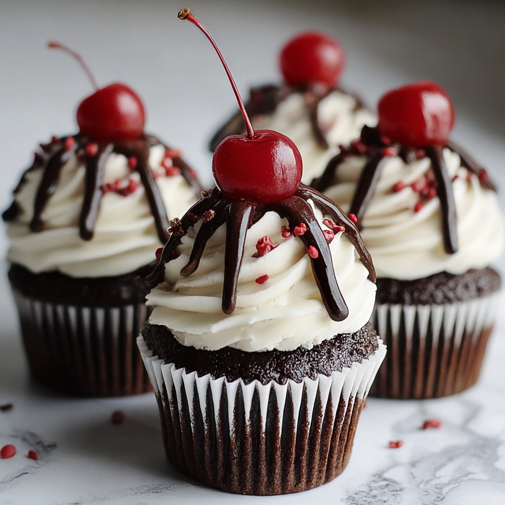Black Forest Cupcakes Recipe - Recipe Image