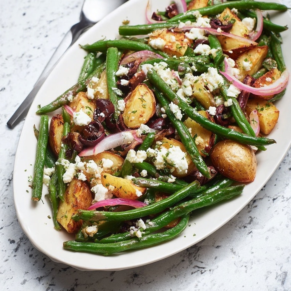 Warm Green Bean Salad with Crispy Potatoes Recipe - Recipe Image