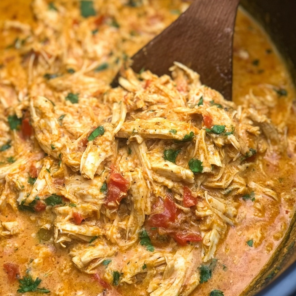 Slow Cooker Queso Chicken Tacos Recipe - Recipe Image