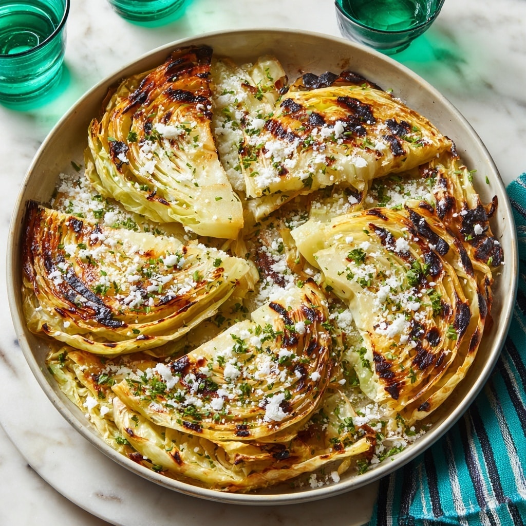 Garlic Parmesan Melting Cabbage Recipe - Recipe Image