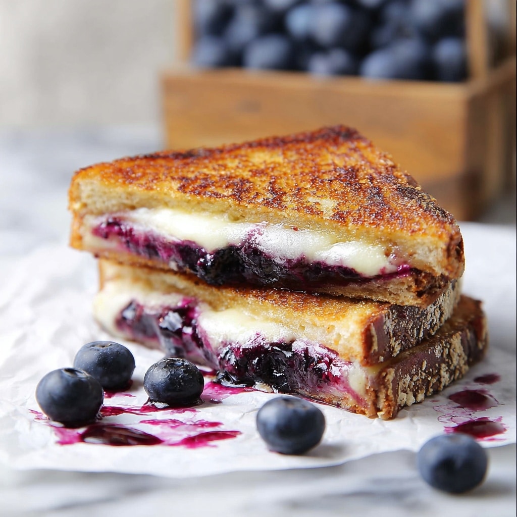 Blueberry Brie Grilled Cheese Recipe - Recipe Image