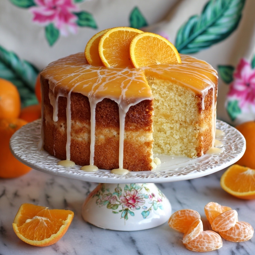 Sicilian Whole Orange Cake Recipe - Recipe Image