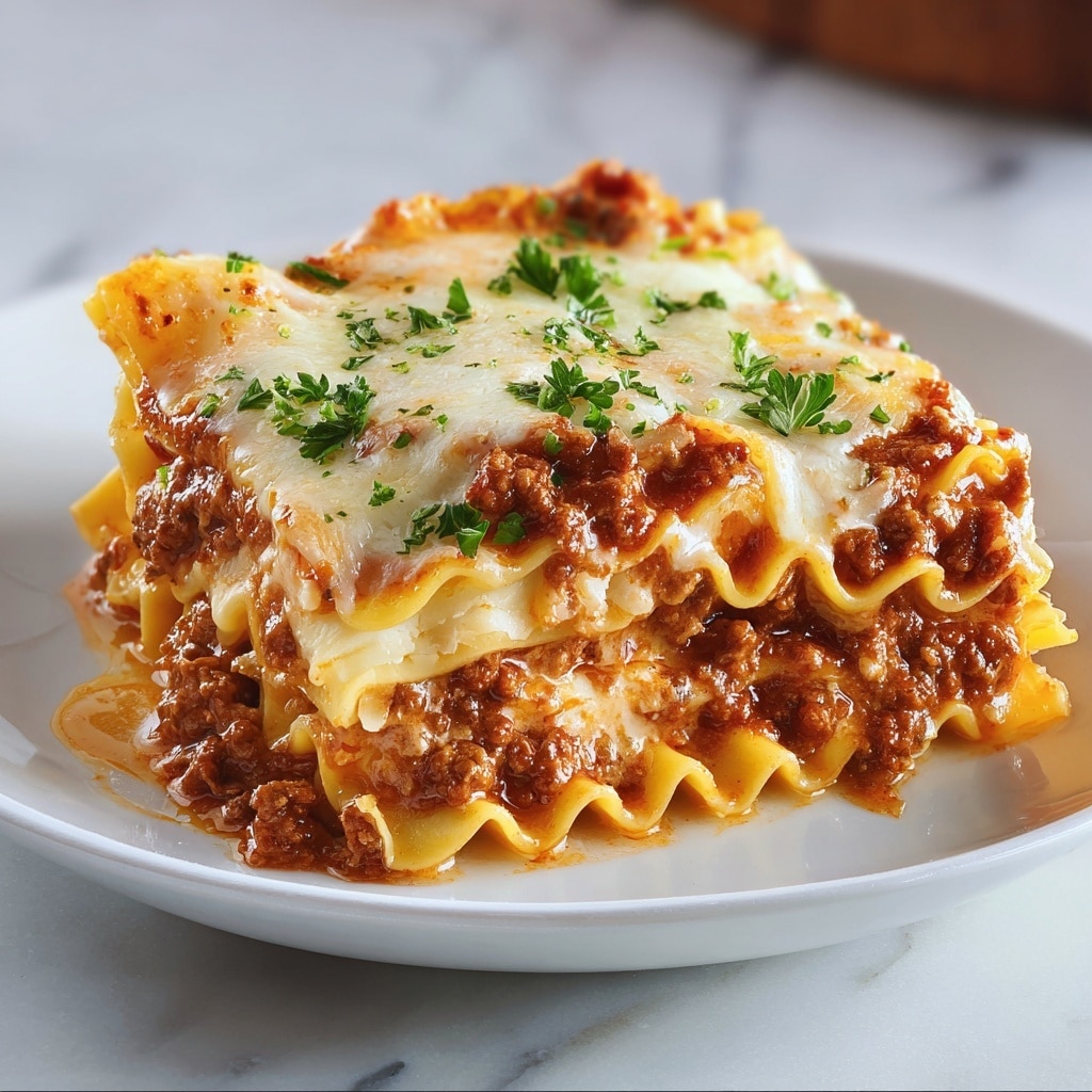 Easy Slow Cooker Lasagna Recipe - Recipe Image