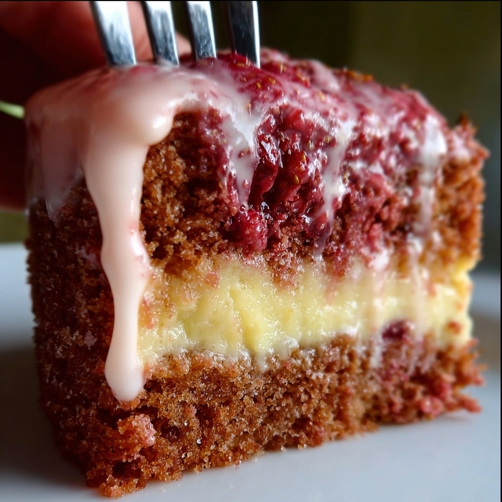 Strawberry Honeybun Cake with Strawberry Cream Icing Recipe - Recipe Image