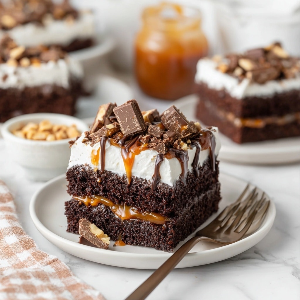 Heath Bar Poke Cake Recipe - Recipe Image