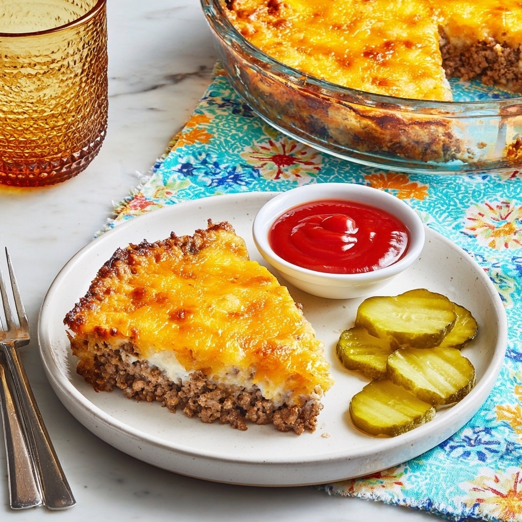 Cheeseburger Pie Recipe - Recipe Image