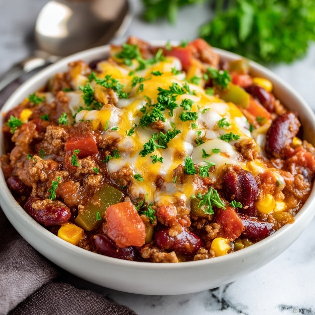 Slow Cooker Cowboy Casserole Recipe - Recipe Image