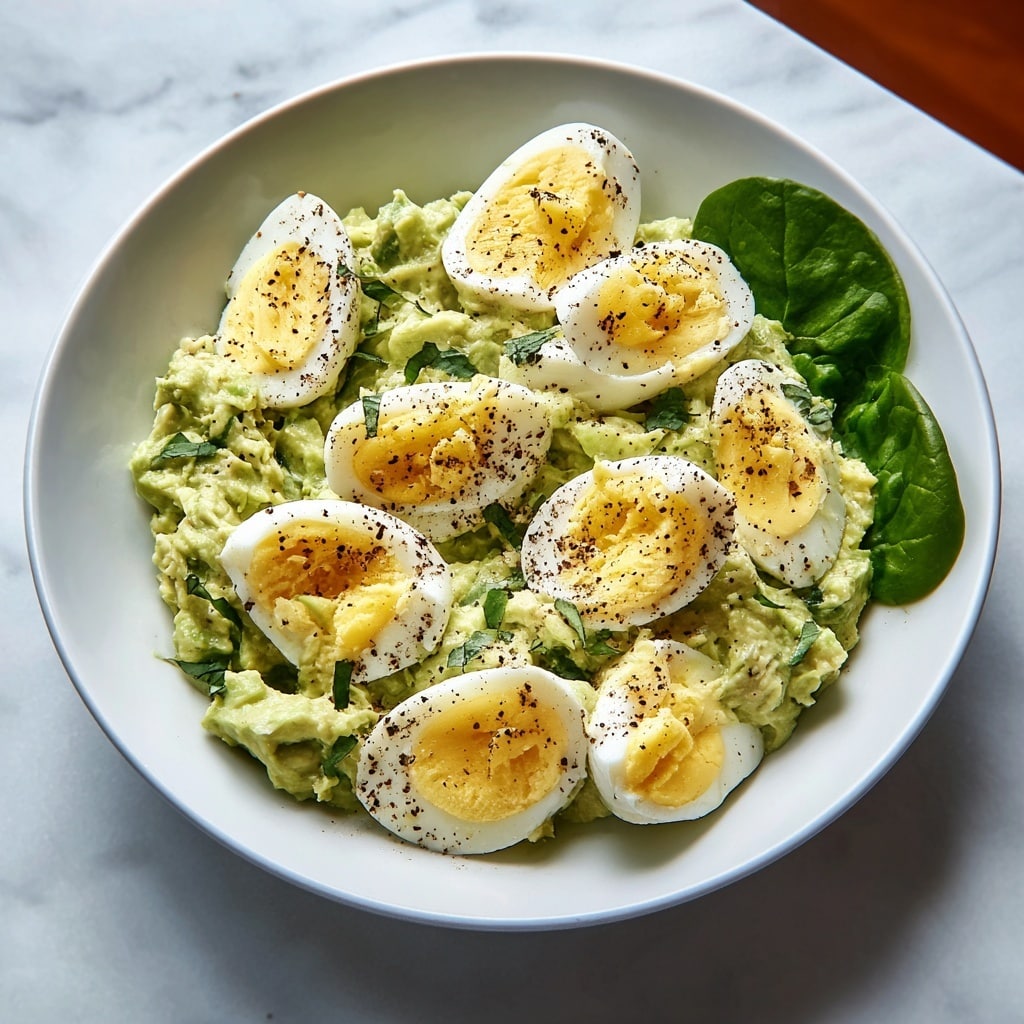 Keto Avocado Egg Salad Recipe - Recipe Image