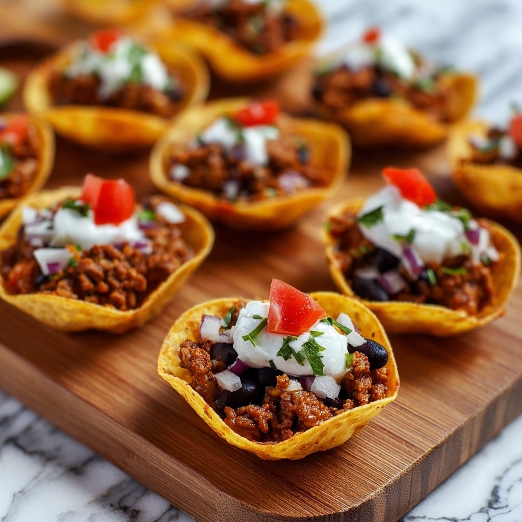 Red, White, and Blue Taco Bites Recipe - Recipe Image
