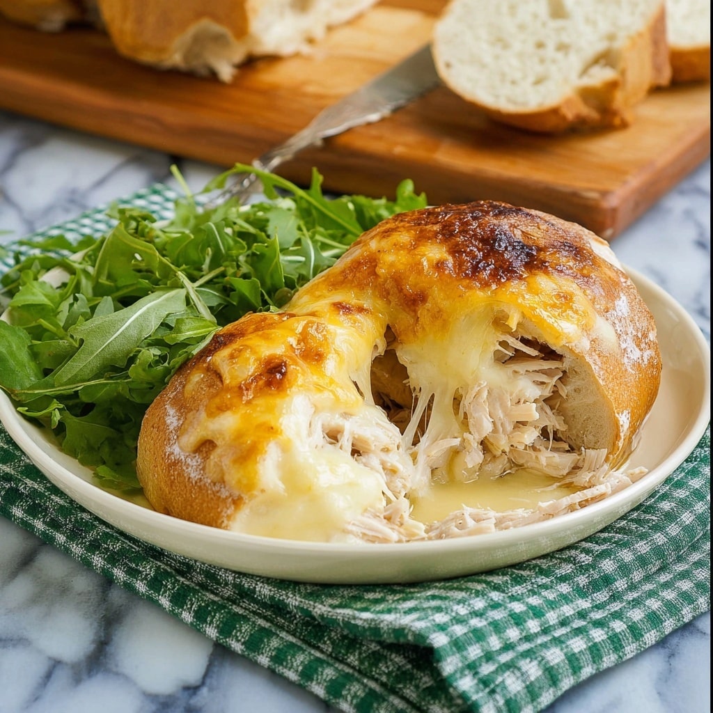 Chicken Stuffed Crescent Rolls with Creamy Cheese and Onion Recipe - Recipe Image