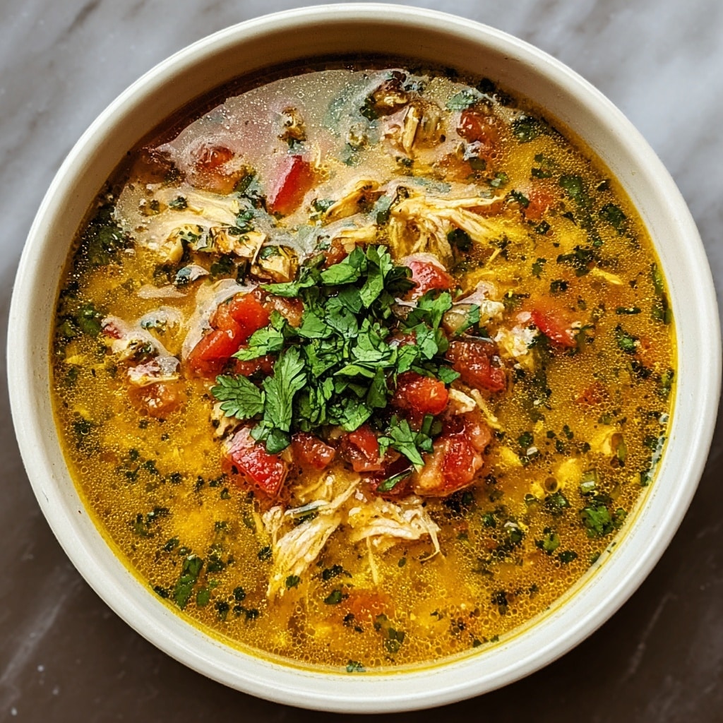 Green Chicken Enchilada Soup Recipe - Recipe Image