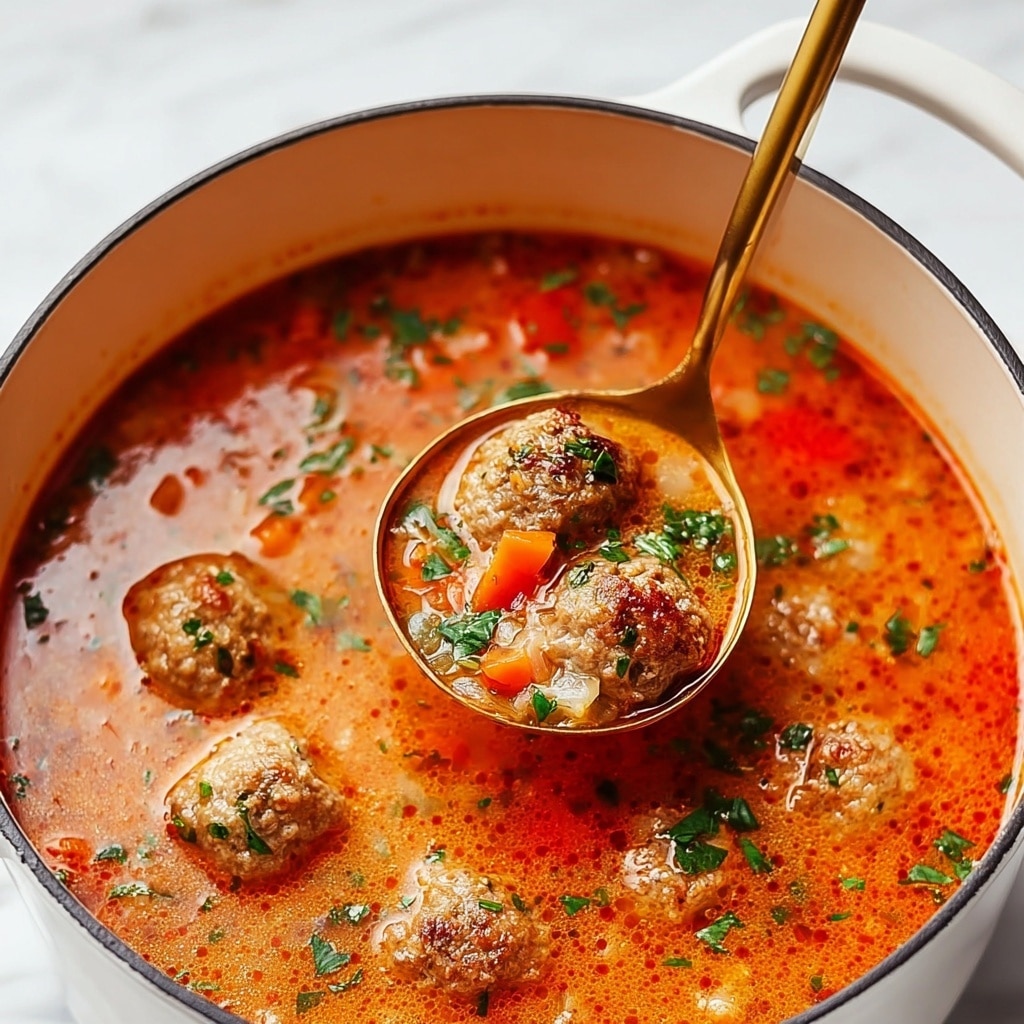 Italian Meatball Soup Recipe - Recipe Image