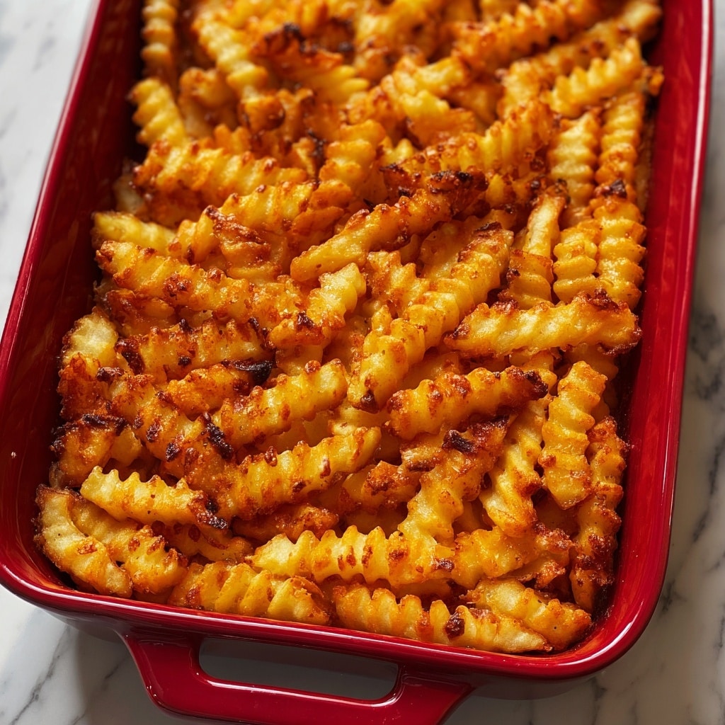 Cheeseburger French Fry Casserole Recipe - Recipe Image