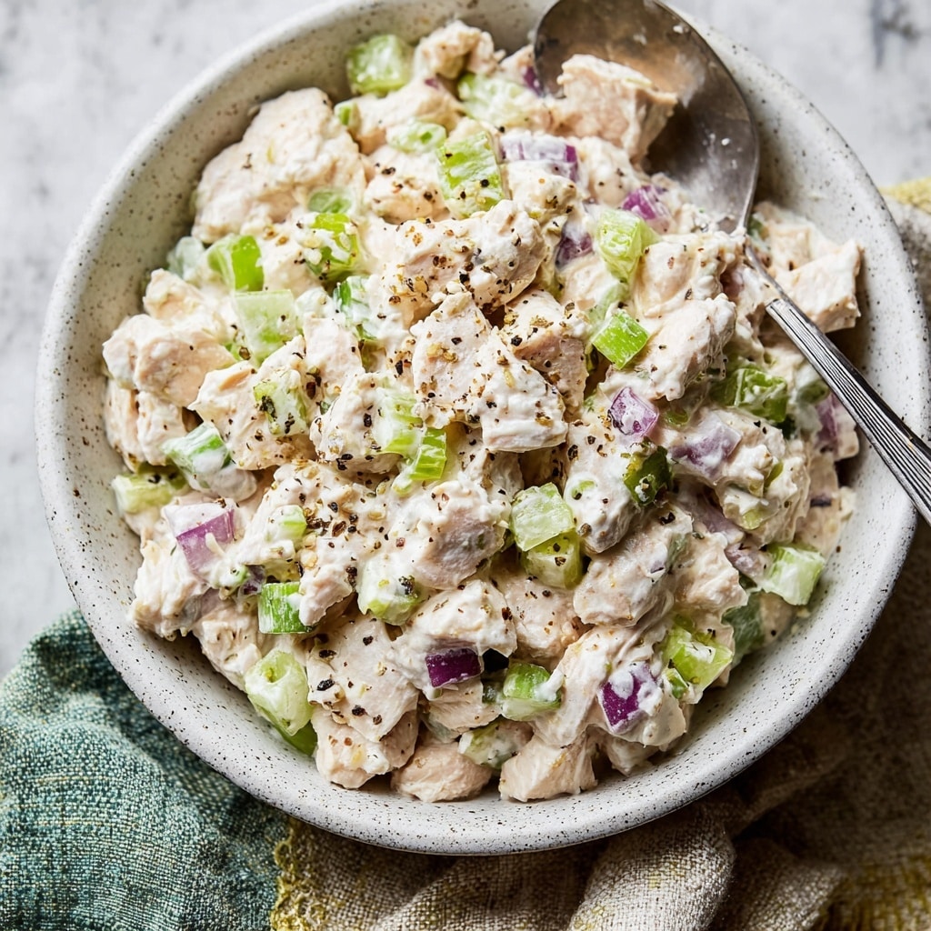 Chicken Salad with Mayonnaise, Dijon, and Fresh Herbs Recipe - Recipe Image