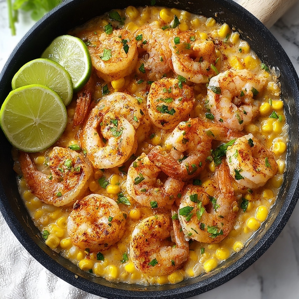 Creamy Shrimp and Corn Bliss: A 30-Minute Delight - Recipe Image