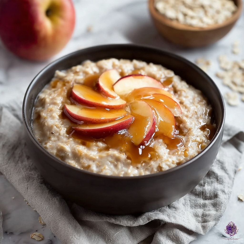 Cozy Caramel Apple Oatmeal for Chilly Fall Mornings - Recipe Image