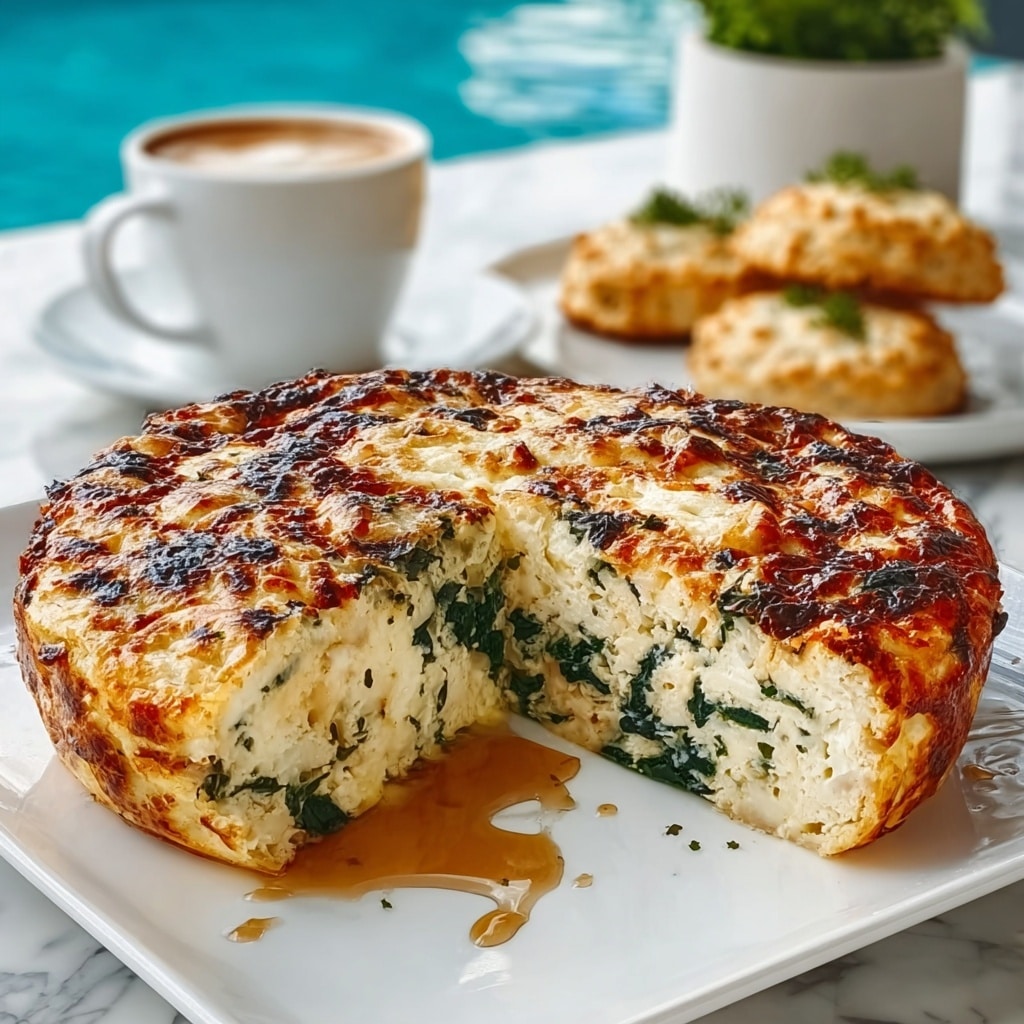 Creamy Spinach & Cottage Cheese Breakfast Bake - Recipe Image