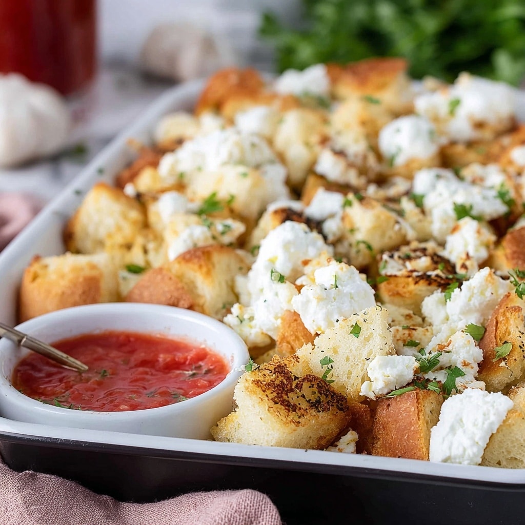 Cheesy Garlic Bread Nachos - Recipe Image