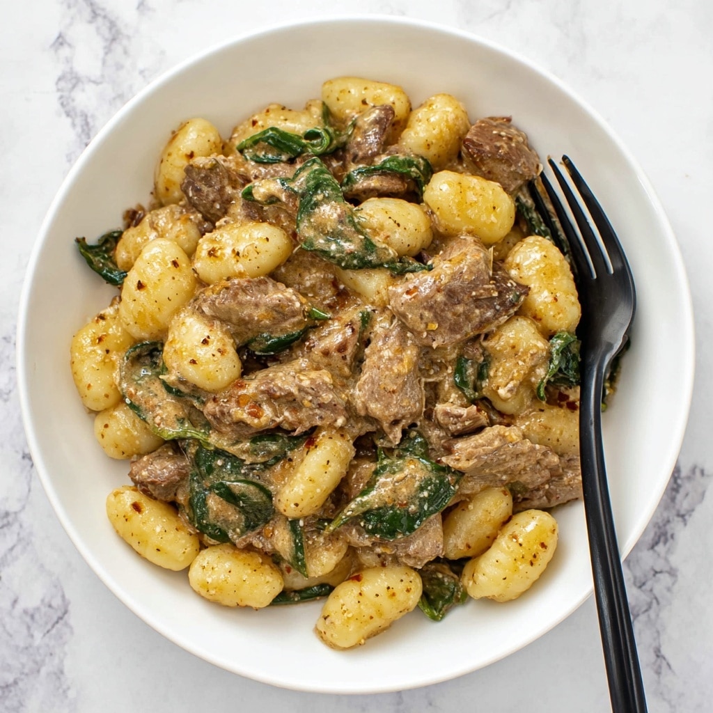 Creamy Chicken and Gnocchi Skillet Recipe - Recipe Image