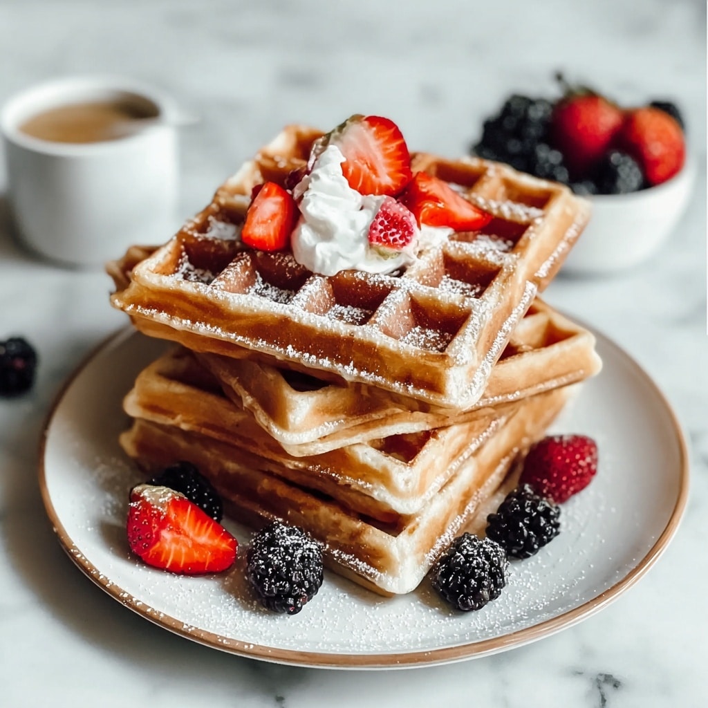 Healthy Protein Waffles in 10 Minutes Recipe - Recipe Image