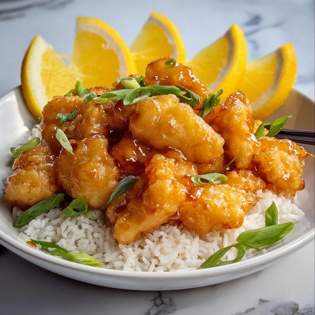 Crispy Chinese Lemon Chicken Recipe - Recipe Image
